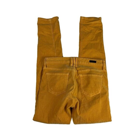 Stitch Fix Kut From Kloth Skinny Cords Jeans Pants Mustard Gold Yellow Size 2 - Picture 2 of 3